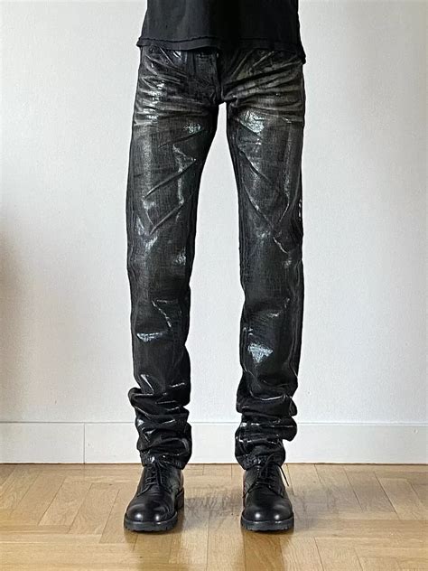 dior jeans red stitching|Christian Dior Denim Jeans .